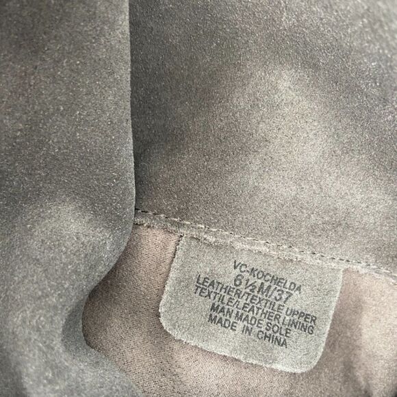 Vince Camuto Kochelda Over the Knee Boots Gray Suede Tall 37 6.5 - Picture 7 of 8